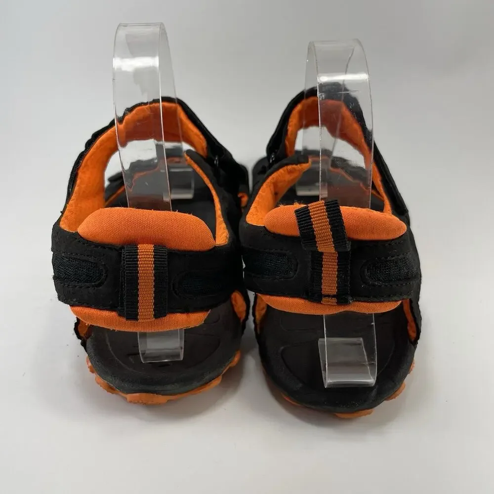 New Balance Minimus Trail M43031 Black Sandals Mens Size 8 Black/Orange Vibram